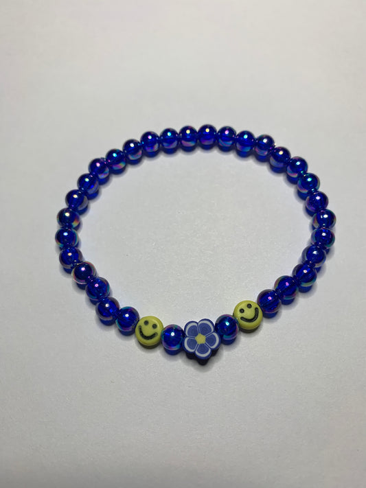 Happy Face Stretch Bracelet