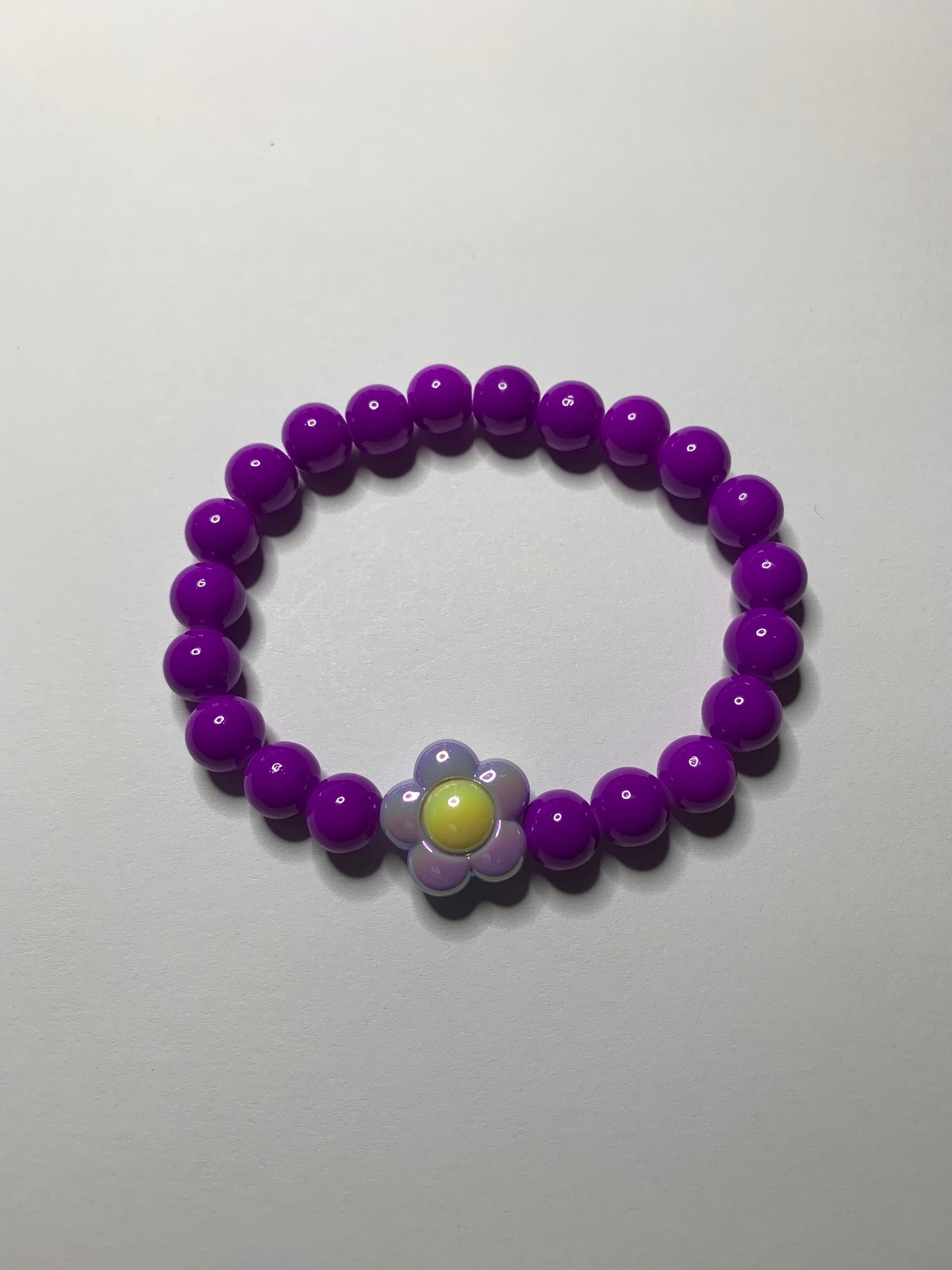 Purple Flower Bracelet