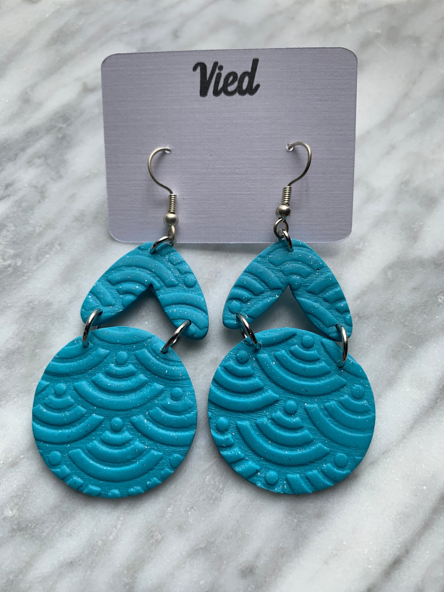 Polymer Clay Earring / Turquoise