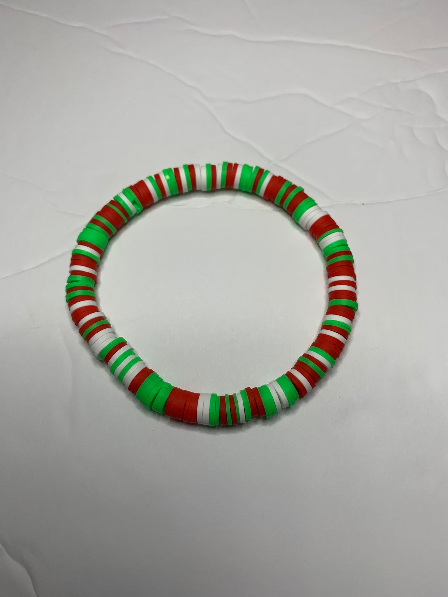 Clay Beaded Bracelet / Ho Ho Ho