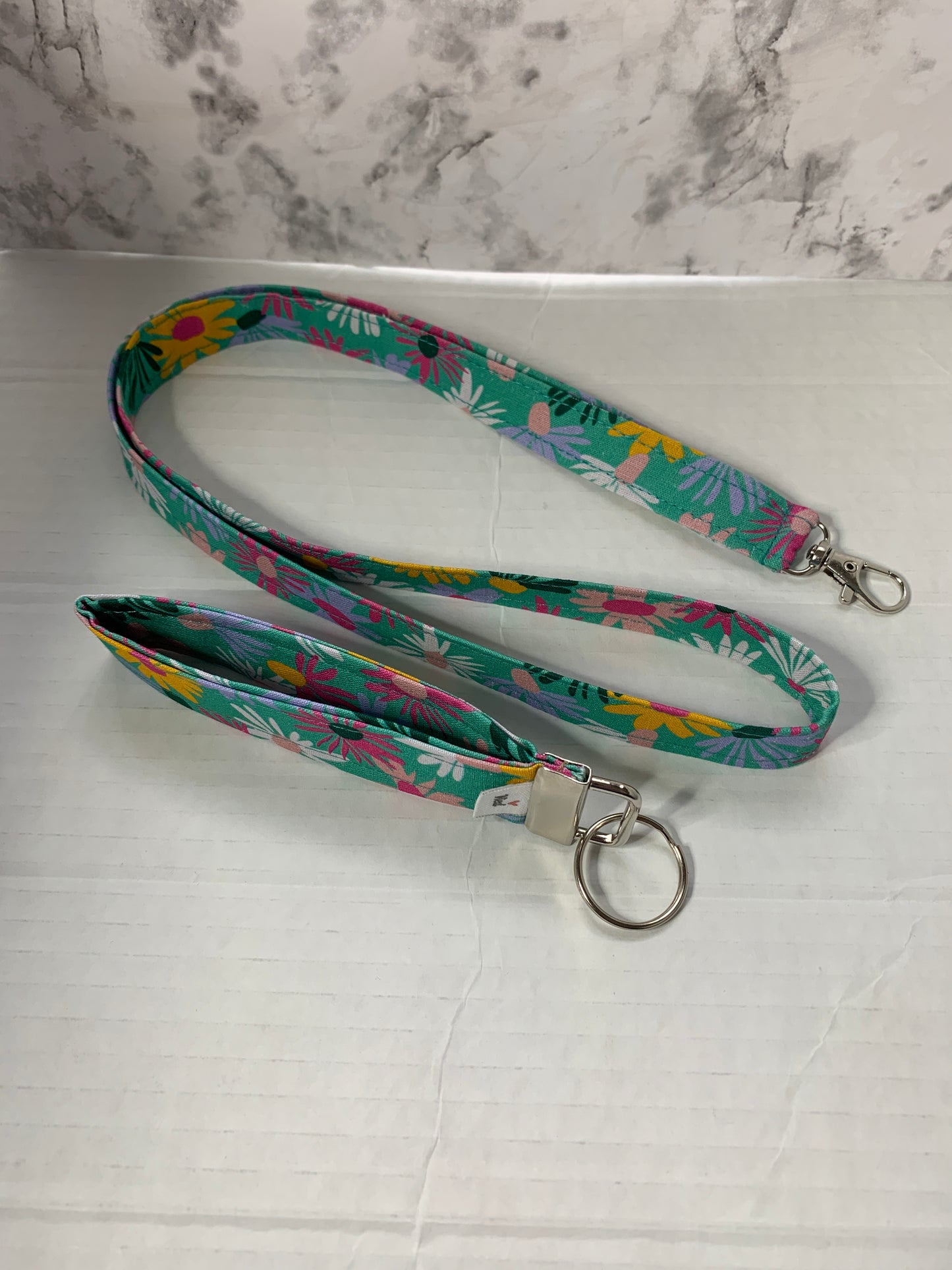 Key fob wristlet and lanyard Set